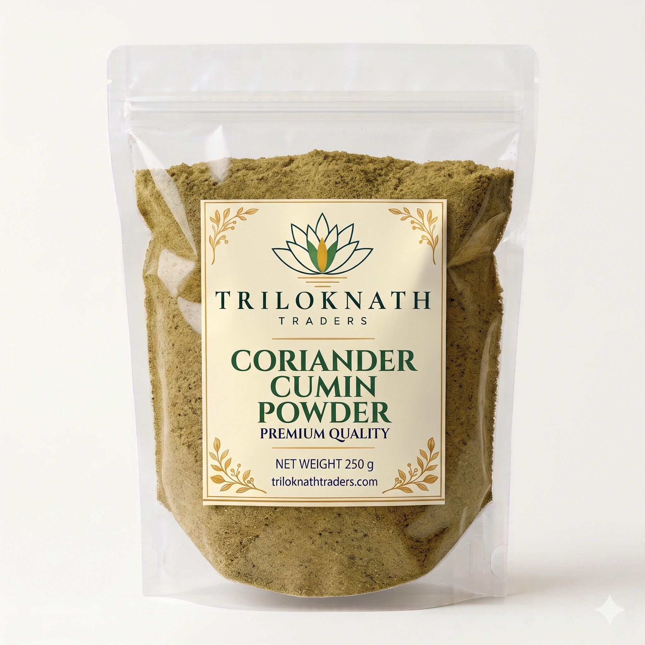 Triloknath Traders Coriander Cumin Powder 250 g pouch