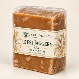 Triloknath Traders Desi Jaggery - 1 kg pack
