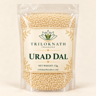 Triloknath Traders White Urad Dal - 1 kg branded pack