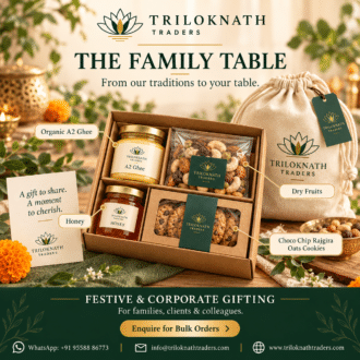 The Family Table corporate gift hamper promotional presentation by Triloknath Traders