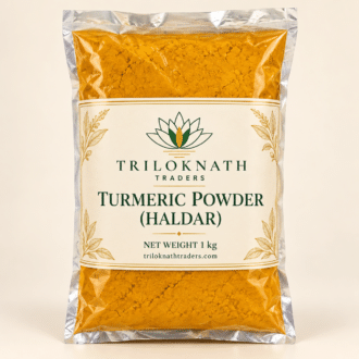 Triloknath Traders Turmeric Powder 1 kg branded pouch