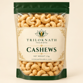 Triloknath Traders Cashew branded 1 kg pouch