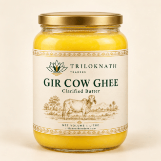 Triloknath Traders Gir Cow Ghee 1 litre jar