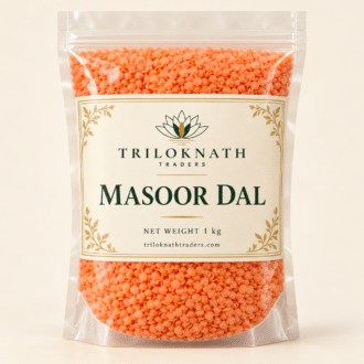 Triloknath Traders Masoor Dal - 1 kg branded pack