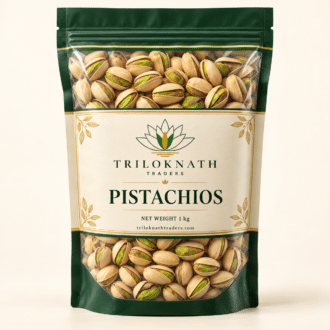 Triloknath Traders Pistachios branded 1 kg pouch