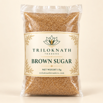Triloknath Traders Brown Sugar - 1 kg branded 1 kg pack