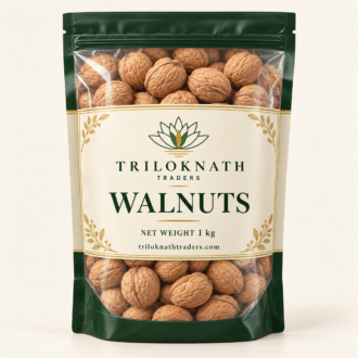 Triloknath Traders Walnuts branded 1 kg pouch
