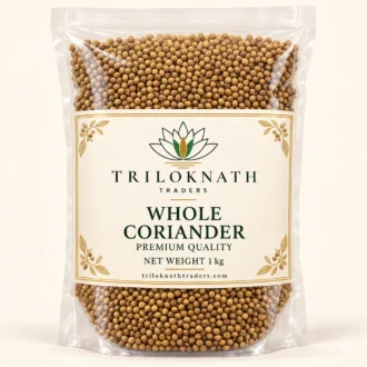 Triloknath Traders Whole Coriander branded pouch